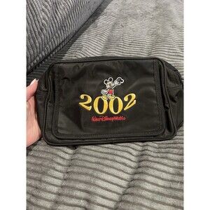 EUC Walt Disney World Adjustable Embroidered 2002 Mickey Mouse Fanny Waist Bag